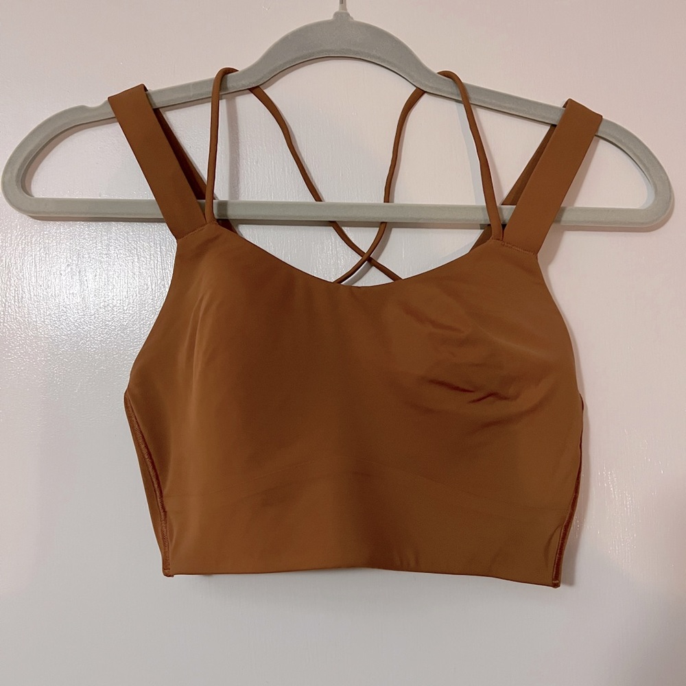 Lululemon womans Like A Cloud Longline Bra Light Support size 4